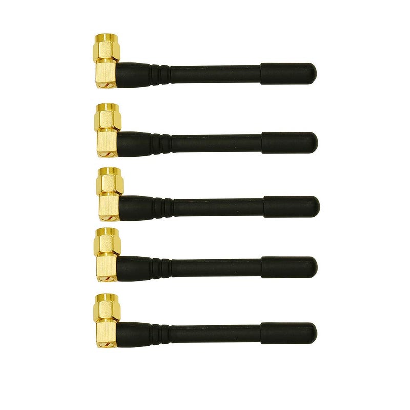 Taidacent 5pcs Rubber Duck 433.92 Mhz 433Mhz Signal Booster Antenna Small Pepper 7cm SMA High Gain 4dbi Directional Telemetry - Image 1